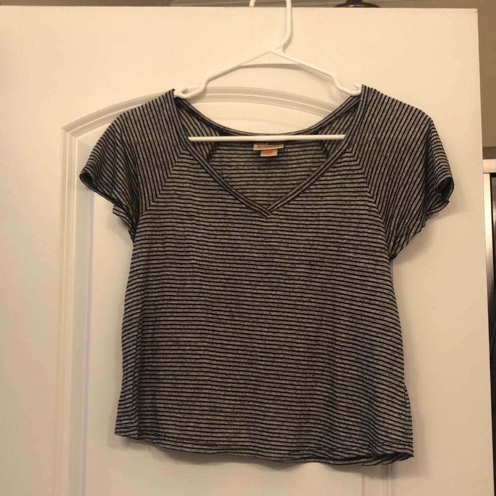 Mossimo Supply Co. Striped Crop Top